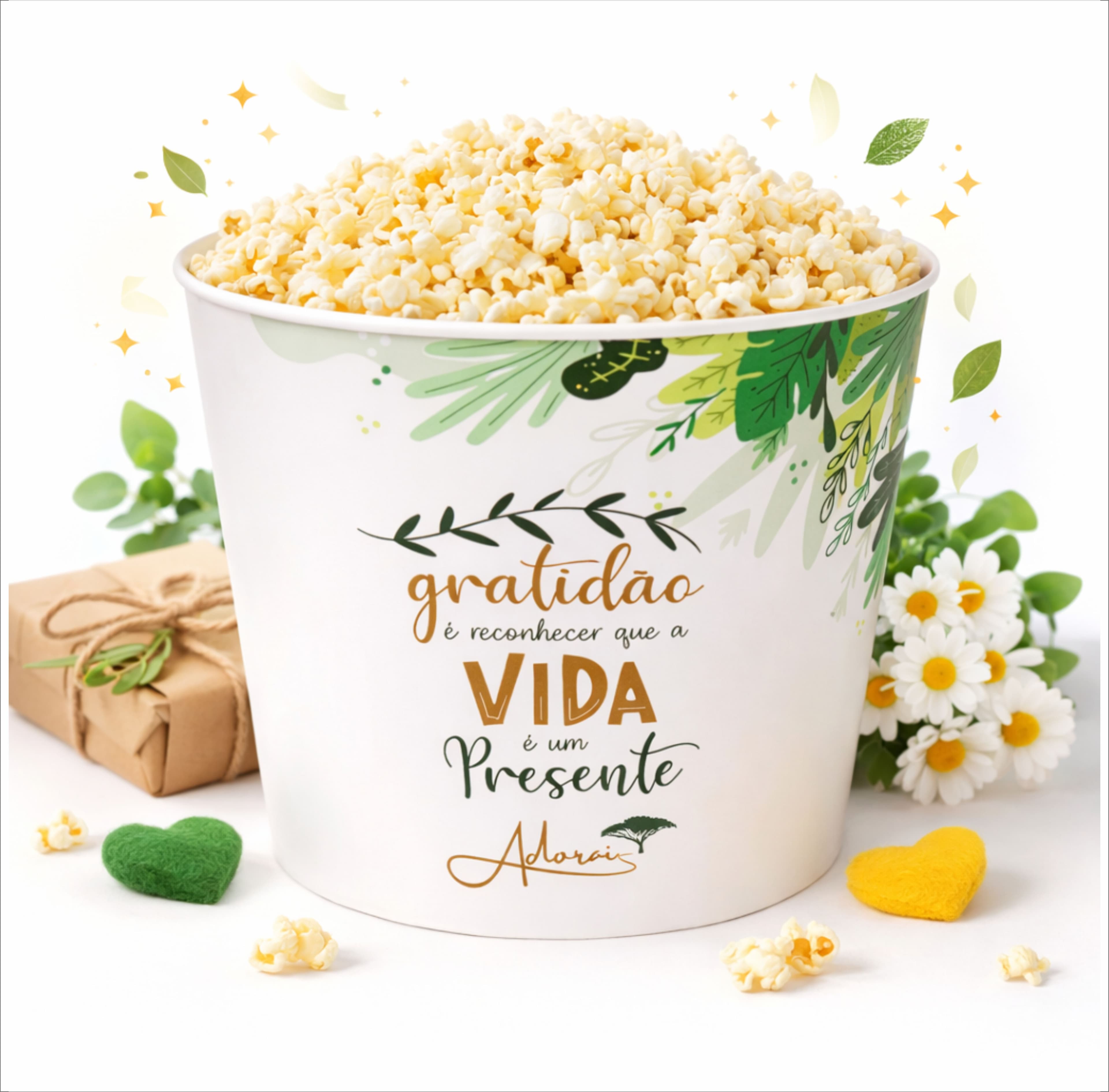 Balde de Pipoca de 3 Litros Personalizado