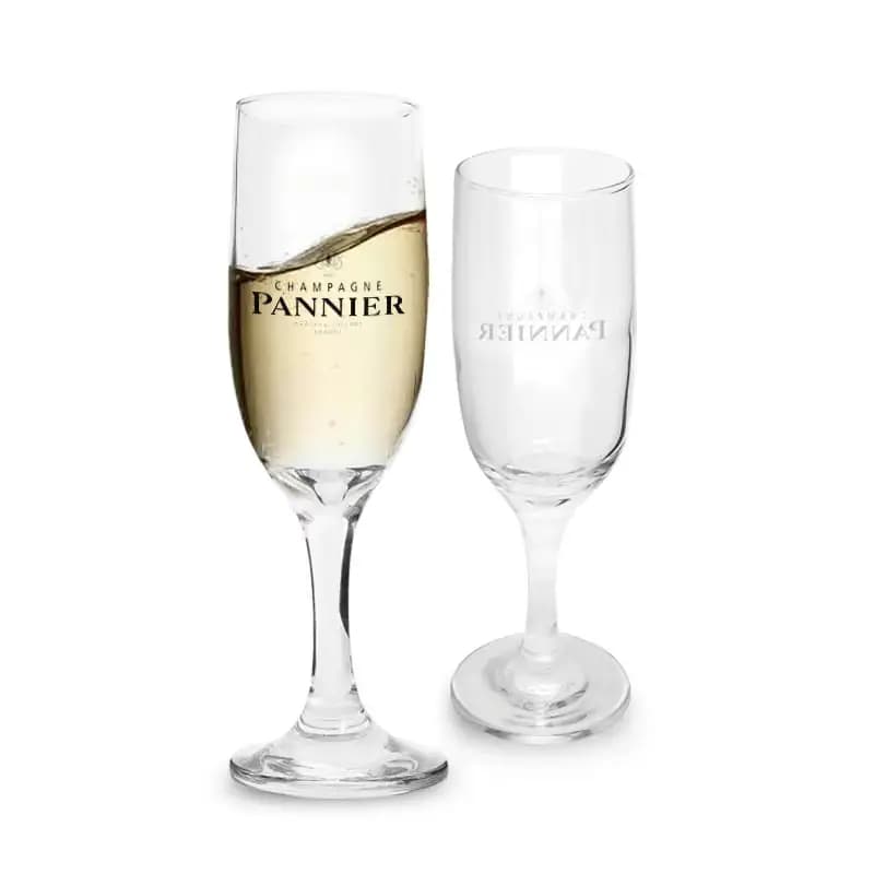 Taça de Champanhe 180ml de Vidro Personalizada