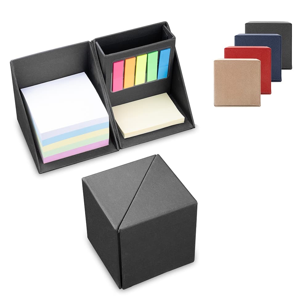 Bloco de anotacoes formato cubo personalizado