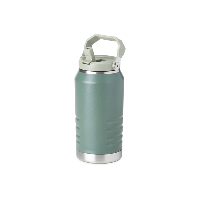 Garrafa Térmica de Inox 1,1L com Alça e Canudo Personalizada