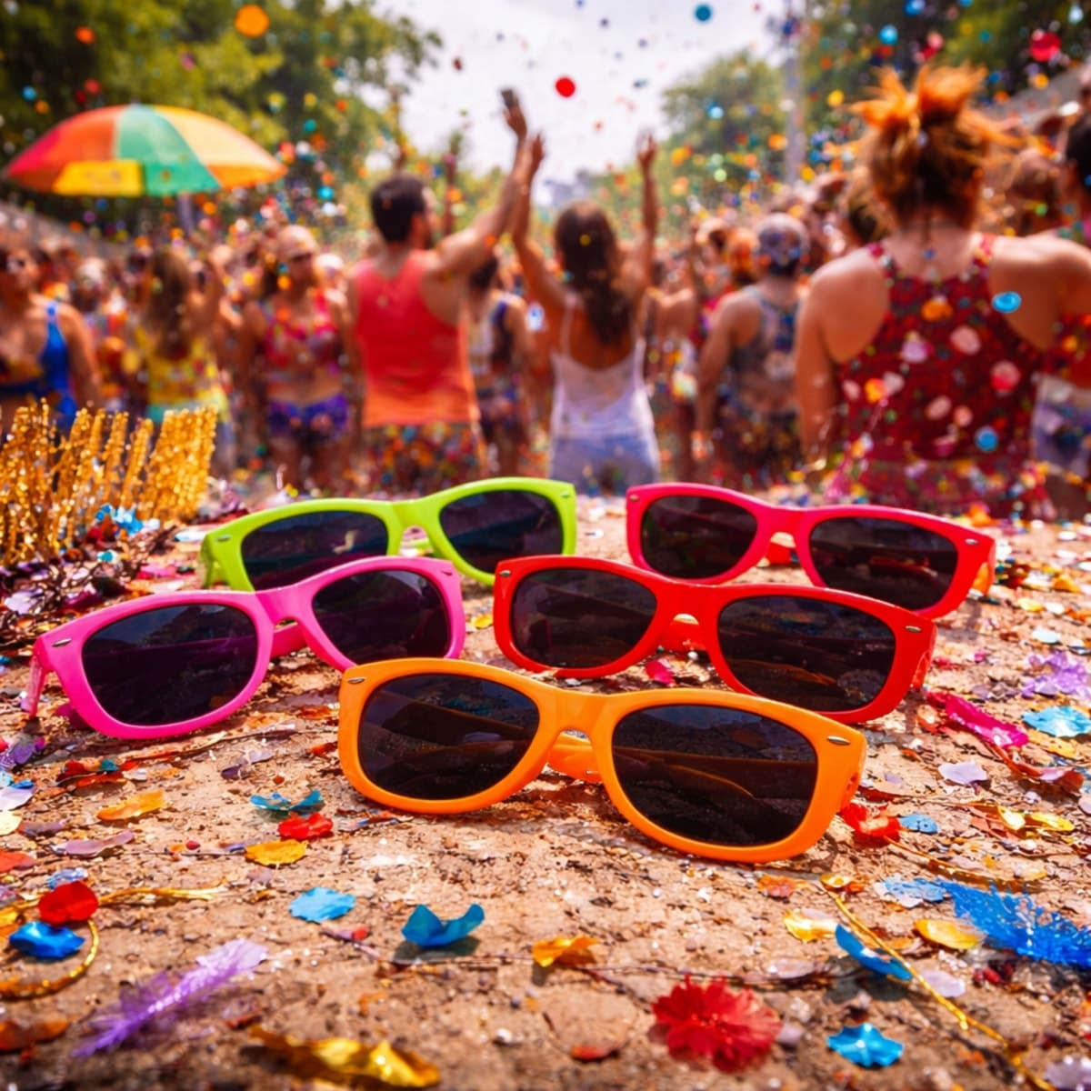 Óculos de Sol Retrô UV400 Personalizado - segunda imagem
