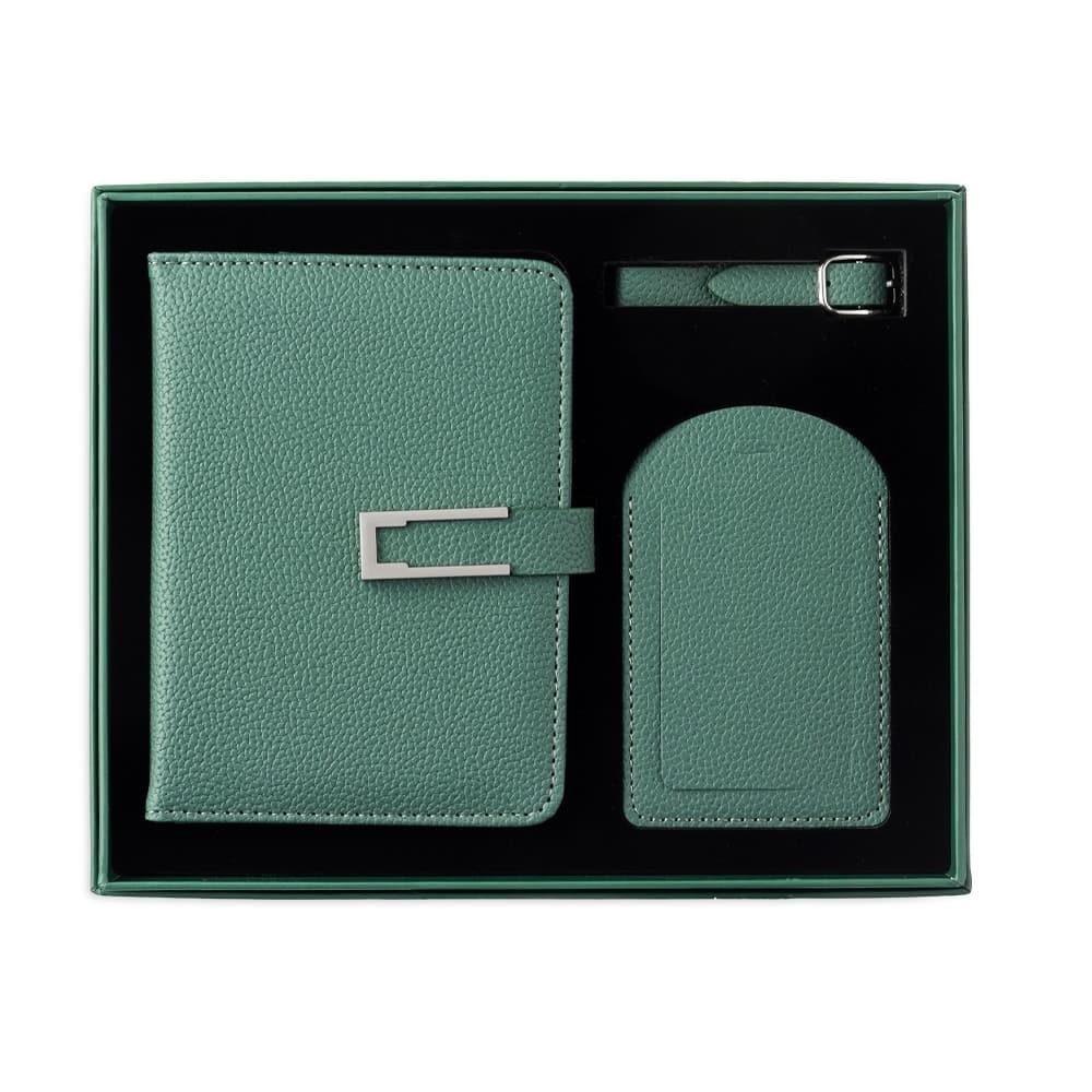 Kit Viagem Porta-Passaporte e Tag de Bagagem Personalizado - segunda imagem